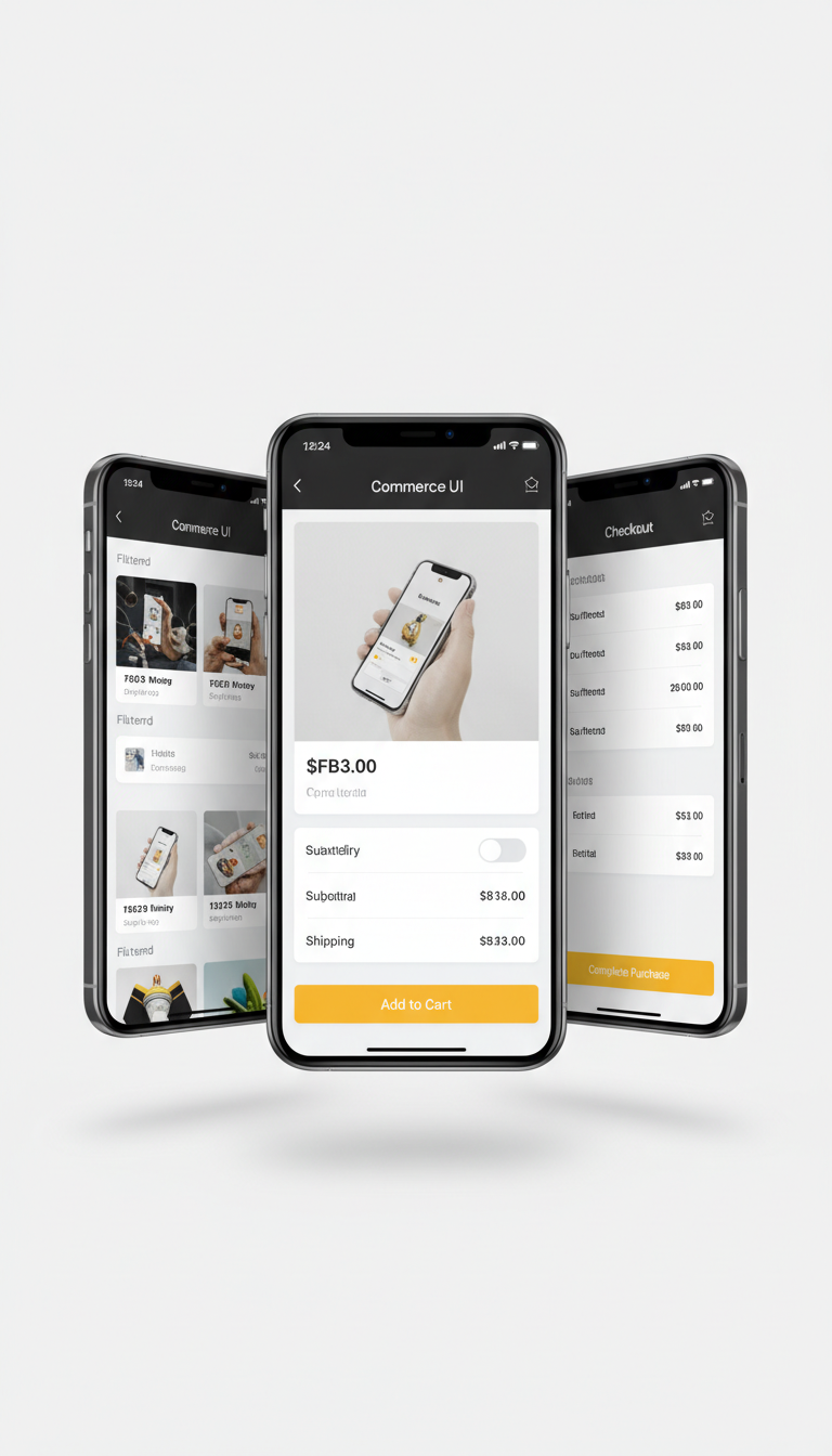 Mobile Refined Commerce UI Kit